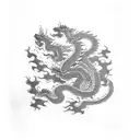 Dragon Turtle tattoo design idea
