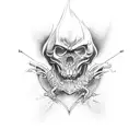 dare devil tattoo design idea