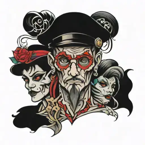 trio tattoos funny tattoo design idea