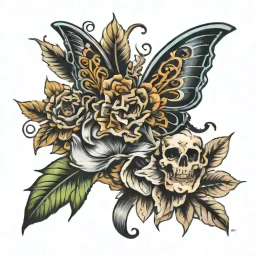 Cover Up Tattoo For The Mid Lower Abdomen tattoo design idea