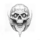 The Lich from Adventure Time tattoo design idea