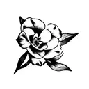 freesia tattoo design idea