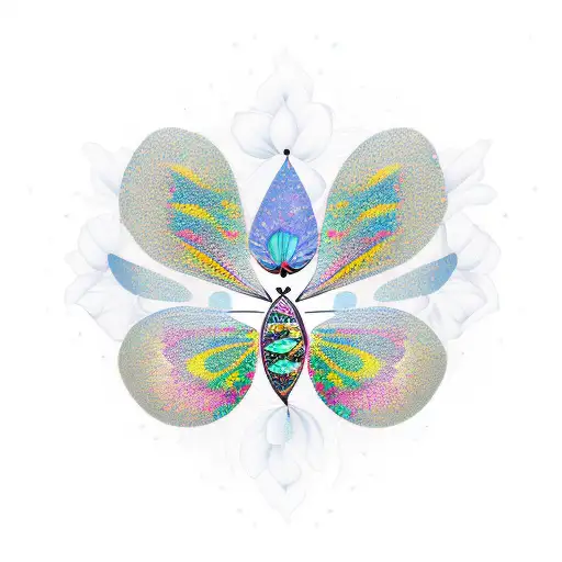 mariposas tattoo design idea