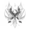 Jesús, resurrection,  tattoo design idea