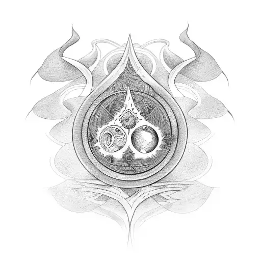 Triple Goddess tattoo design idea