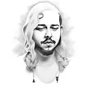 Post Malone tattoo design idea