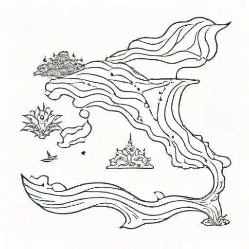 Spain inspired water tattoo design tattoo design idea