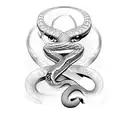 snake viking tattoo design idea