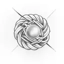 Design a tattoo of a baseball bat intertwined with a colon cancer awareness ribbon, with the words 'Forever Dad' incorporated tattoo design idea