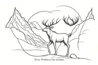 Even though I walk through the valley of the shadow of death, I will fear no evil, for you are with me tattoo design idea