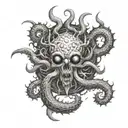 azathoth  tattoo design idea