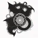 azathoth  tattoo design idea