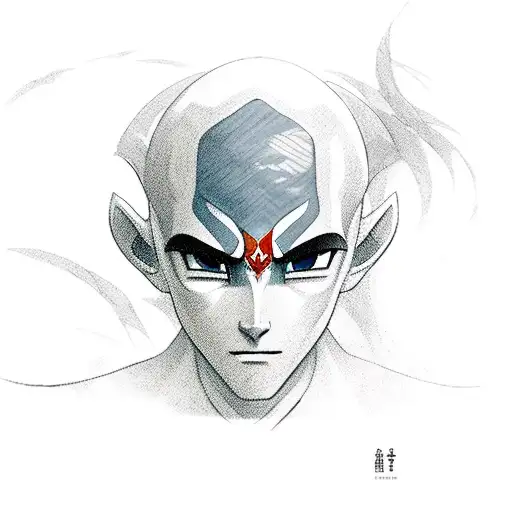 Combine elements of Aang avatar in avatar mode tattoo design idea
