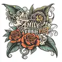family first tattoo design idea
