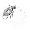 beetle tattoo design idea
