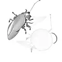beetle tattoo design idea