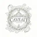  	1.	Phrase Placement: The phrase “Caveat Viator” can be written in an elegant, classic Latin script, which adds a timel tattoo design idea