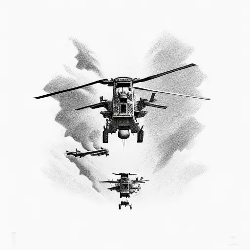 Flight Medic, Operation Enduring freedom, Helicopter tattoo design idea