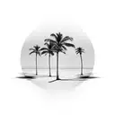 Palm Tree tattoo design idea