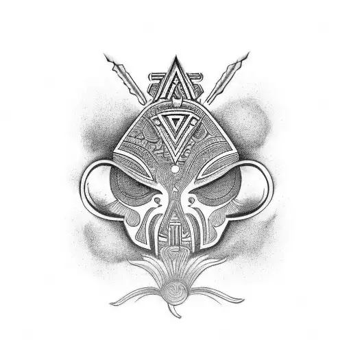 maori tattoo with the meaning of strength change and the difference between inner and outer world tattoo design idea