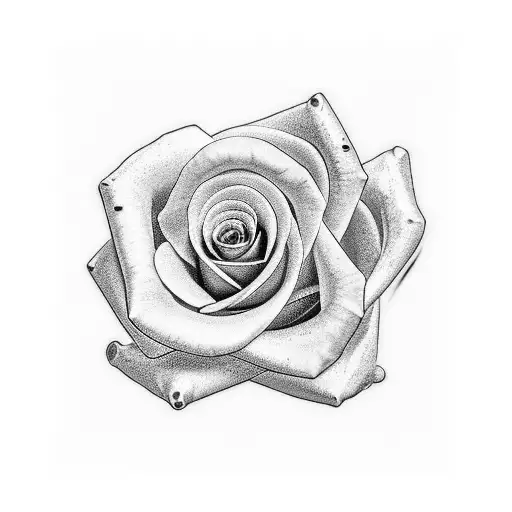 Snake and rose tattoo design idea