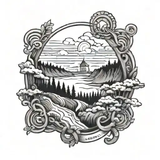 The obstacle is the path tattoo design idea