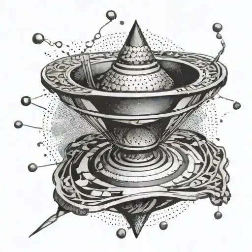 inception spinning top  tattoo design idea
