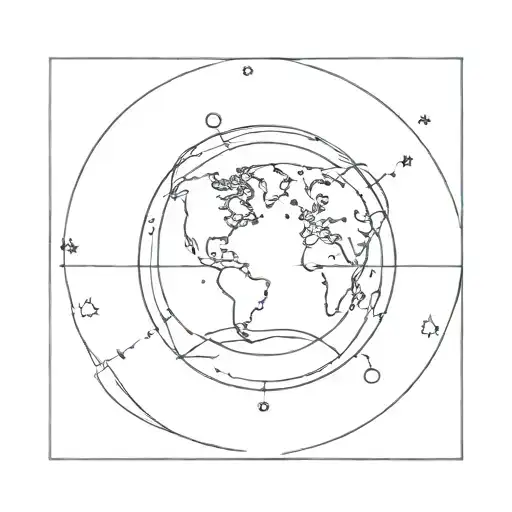 pale blue dot tattoo design idea