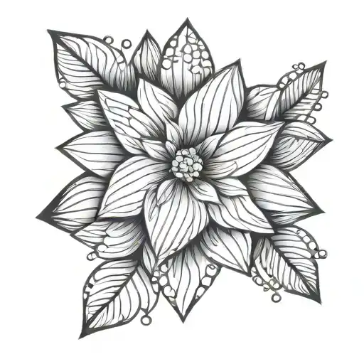april showers bring may flowers tattoo design idea