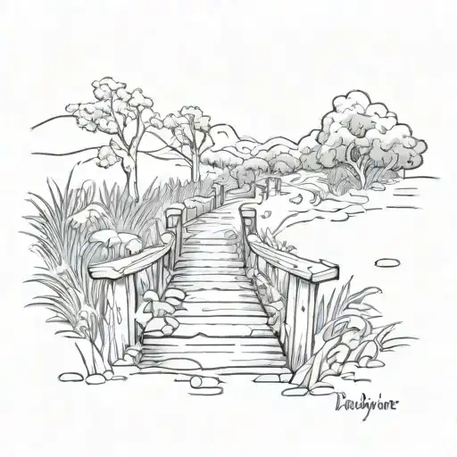 The obstacle is the path tattoo design idea