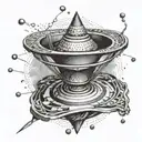 inception spinning top  tattoo design idea