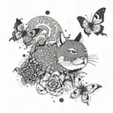 miyazaki inspired tattoo design idea