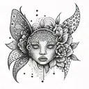 Be a voice, not an echo tattoo design idea