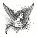 Be a voice, not an echo tattoo design idea