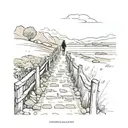 The obstacle is the path tattoo design idea