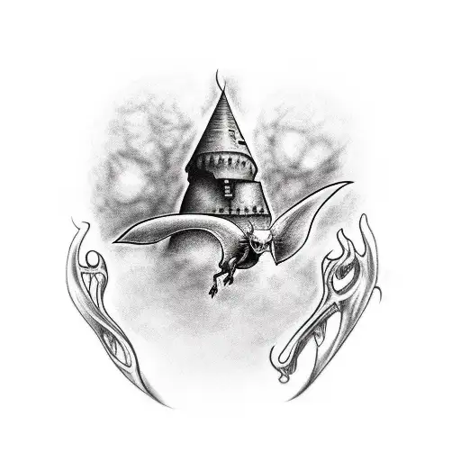 Harry Potter, snitch, hogwarts tattoo design idea
