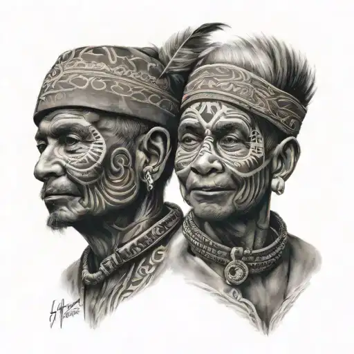 Guatemalan brothers matching tattoos tattoo design idea