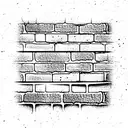 brick wall being built tattoo design idea