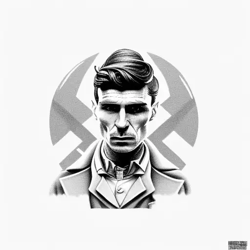 thomas shelby with walter white tattoo design idea