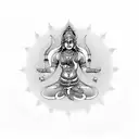 Laxmi Chakra tattoo design idea