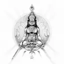 Laxmi Chakra tattoo design idea