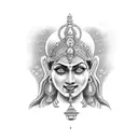 Laxmi Chakra tattoo design idea