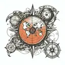 latitude longitude coordinates 40 0380085 latitude north tattoo design idea