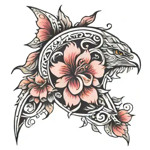 semi colen/flat tattoo design idea