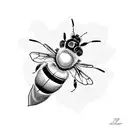 Manchester bee tattoo design idea