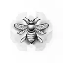 Manchester bee tattoo design idea