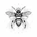 Manchester bee tattoo design idea