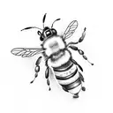 Manchester bee tattoo design idea