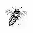Manchester bee tattoo design idea