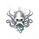 kraken tattoo design idea